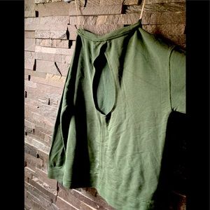 Calia sweatshirt - open back cut- never worn!